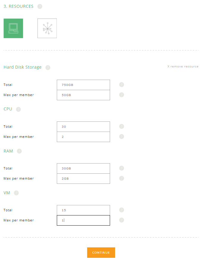 userguide project_membership_options_compute